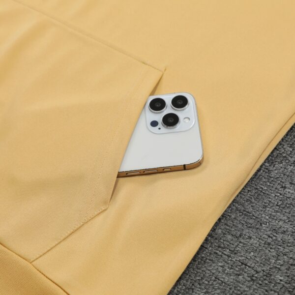 2024-25 Barcelona Zipper Sweatshirt Kit(Top+Pants) White - Image 7