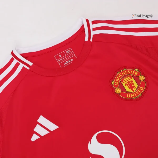 2024/25 Manchester United Home Long Sleeve Jersey - Image 8
