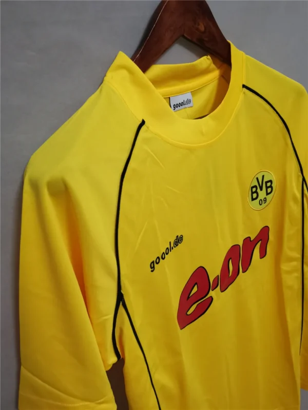 02-23 Borussia Dortmund Retro Home Jersey - Image 6