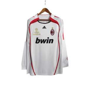 06-07 AC Milan UCL Final Retro Jersey Away Long Sleeve