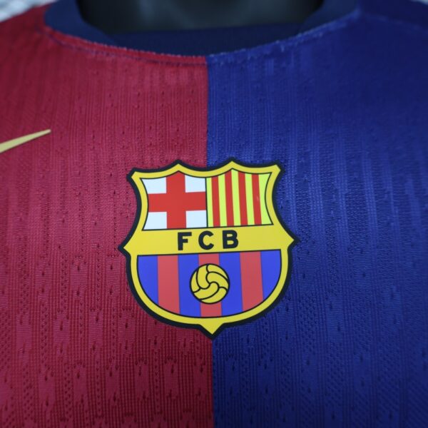 2024/25 Barcelona Home Jersey Long Sleeve Player Version - Image 4