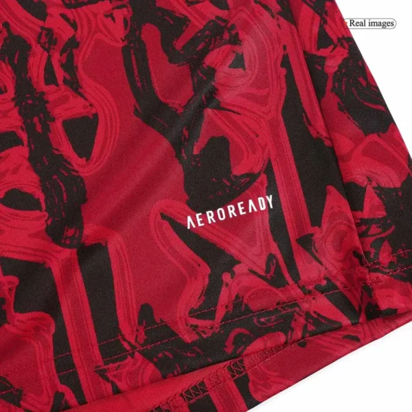 2023/24 Manchester United Pre-Match Vest Jersey Red - Image 6