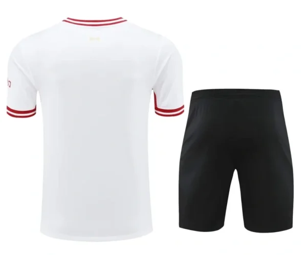 24-25 Liverpool Training Wear White Suit Shirt - Image 2
