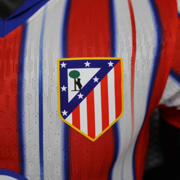 24-25 Atletico Madrid Home Soccer Jersey Player Edition - Image 4