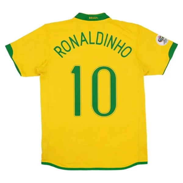 Brazil World Cup 2006 Retro Jersey Home - Image 3