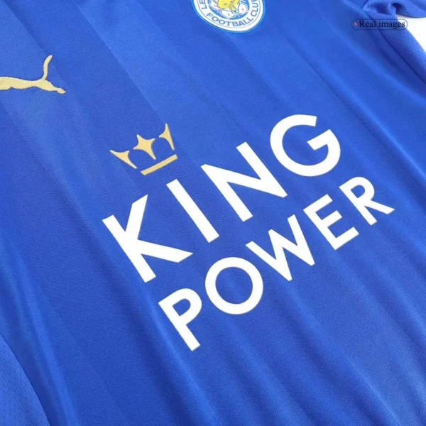 2015/16 Leicester City Retro Home Jersey - Image 6