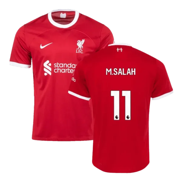 M.SALAH #11 VIRGIL #4 SZBOSZLAI #8 MAC ALLISTER #10 Liverpool Home Jersey 2023/24