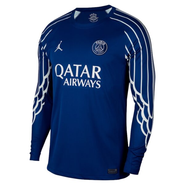 PSG Jordan Shirt Fourth Stadium Jersey Long Sleeve Player Version 24-25