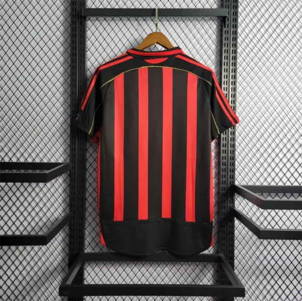 2006-07 AC Milan Ronaldo #99 Maldini #3 Kakà #22 Retro Jersey Home Replica - Image 8