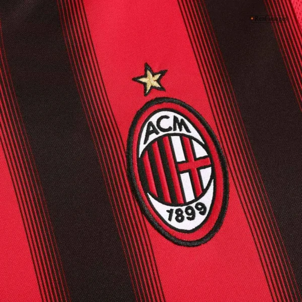 2004/05 AC Milan Retro Home Long Sleeve Jersey - Image 5