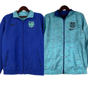 2023-2024 Barcelona Reversible Windbreaker Blue Soccer Jersey 1:1 Thai Quality