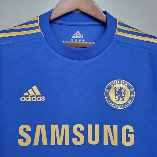 12-13 Chelsea Retro Jersey Home - Image 5