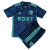 Kids Leeds United Away Kit Jersey+Shorts 2023-24