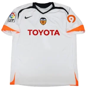 2006/07 Valencia Retro Jersey Home