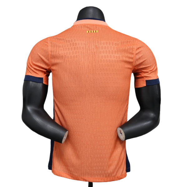 2025/26 Barcelona Players' Special Orange Football Shirt - Image 2