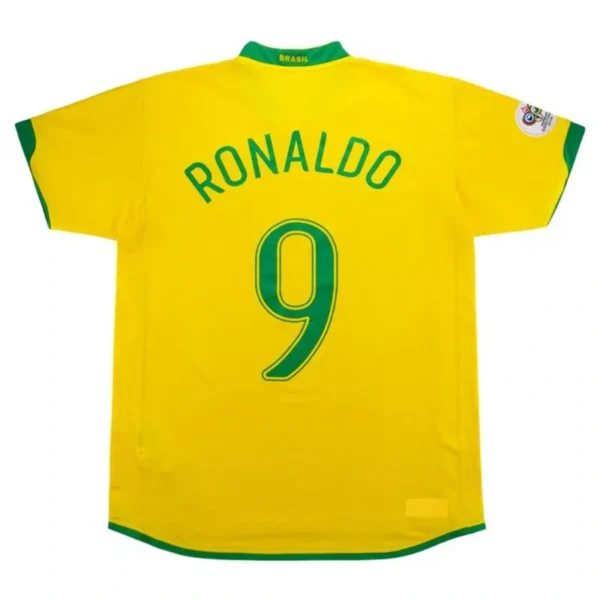 Brazil World Cup 2006 Retro Jersey Home - Image 5