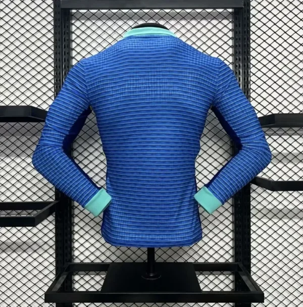 Authentic Soccer Jersey Brazil Away Shirt Long Sleeve 2024 - Image 3