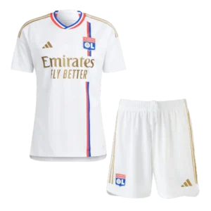 23-24 Olympique Lyonnais Home Kit Jersey+Shorts