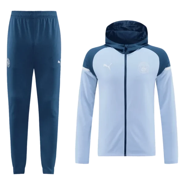 Manchester City Hoodie Training Kit (Jacket+Pants) 2024-25