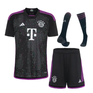 23-24 Bayern Munich Away Whole Kit （Jersey+Shorts+Socks）