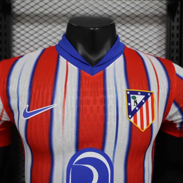 24-25 Atletico Madrid Home Soccer Jersey Player Edition - Image 6