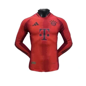 24-25 Bayern Munich Home Player Version Long Sleeve