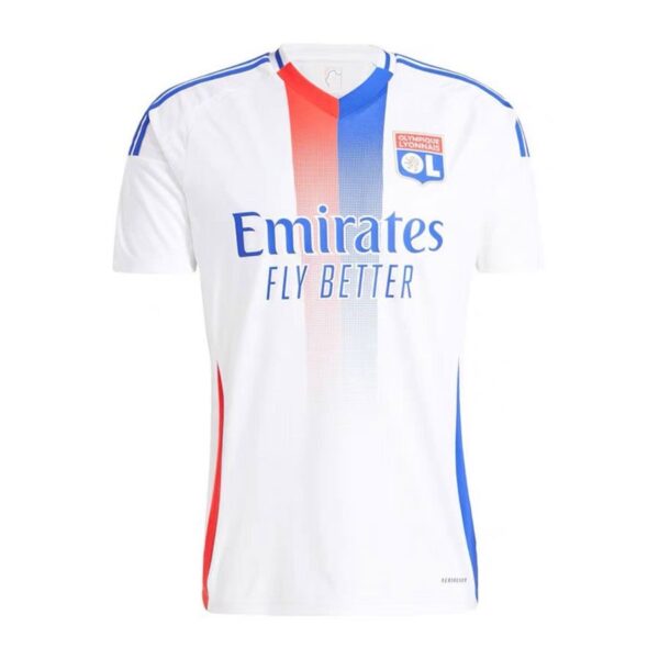 2024/2025 Lyon Home Football Shirt - Image 3