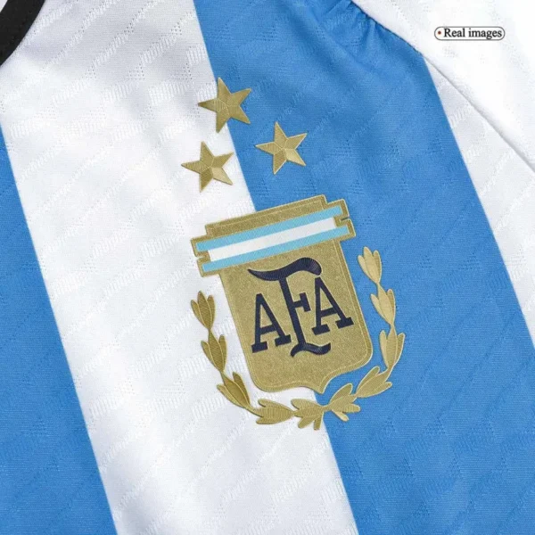 2022 Argentina World Cup Champion Edition 3 stars Home Jersey Player Version - Image 5