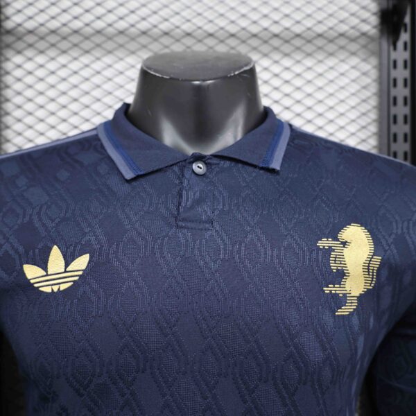 24-25 Juventus Away Soccer Jersey Player Version Long Sleeve - Image 3