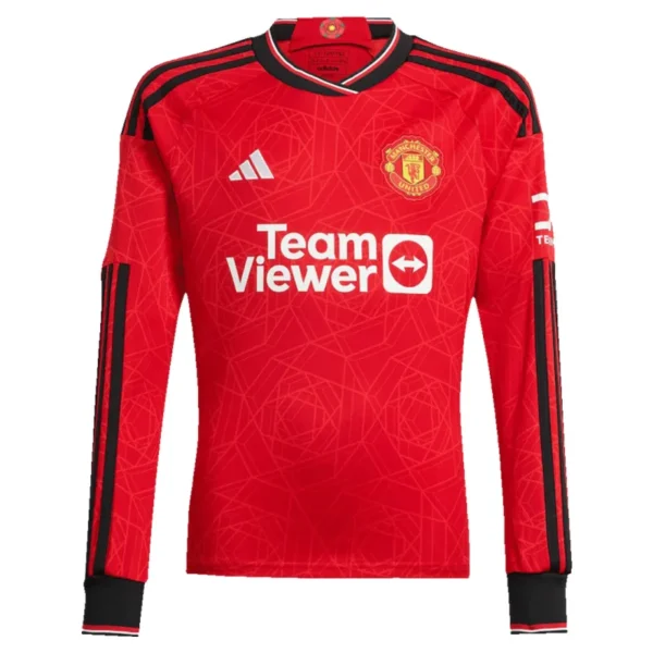 2023/24 Manchester United Home Long Sleeve Jersey