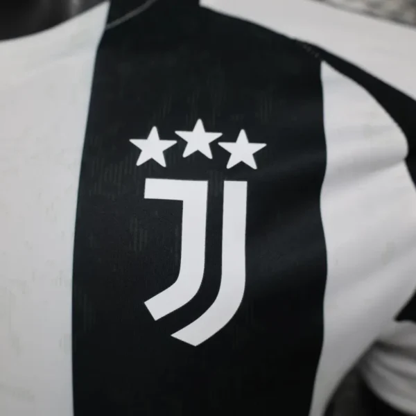24-25 Juventus Home Soccer Jersey Player Version - Image 3