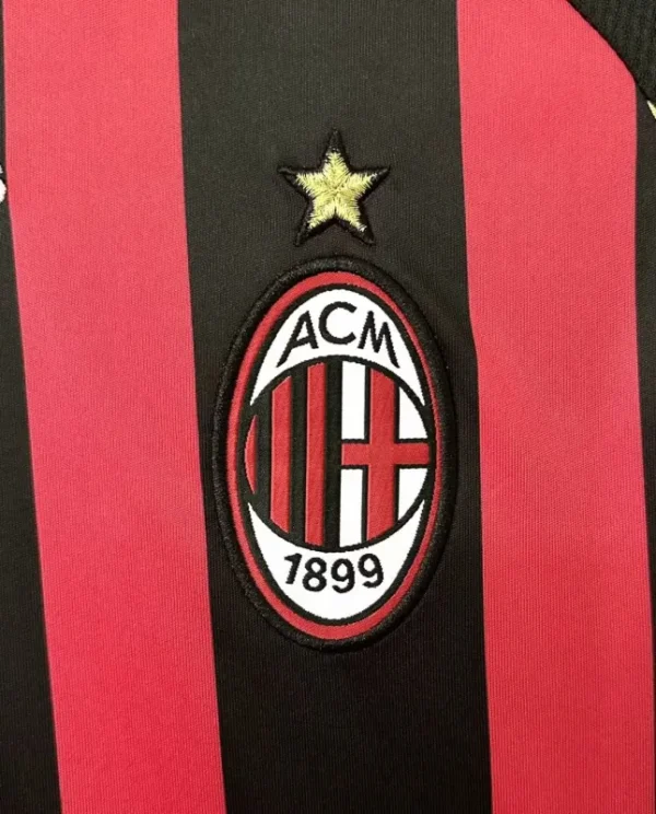 2006/07 AC Milan Ronaldo #99 Maldini #3 Kakà #22 Retro Jersey Home Replica - Image 6