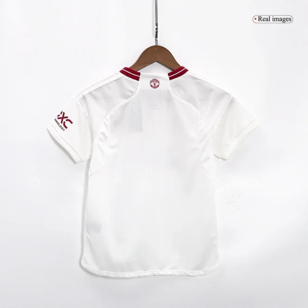 2023/24 Kids Manchester United Third Away Jersey Kit - Image 3