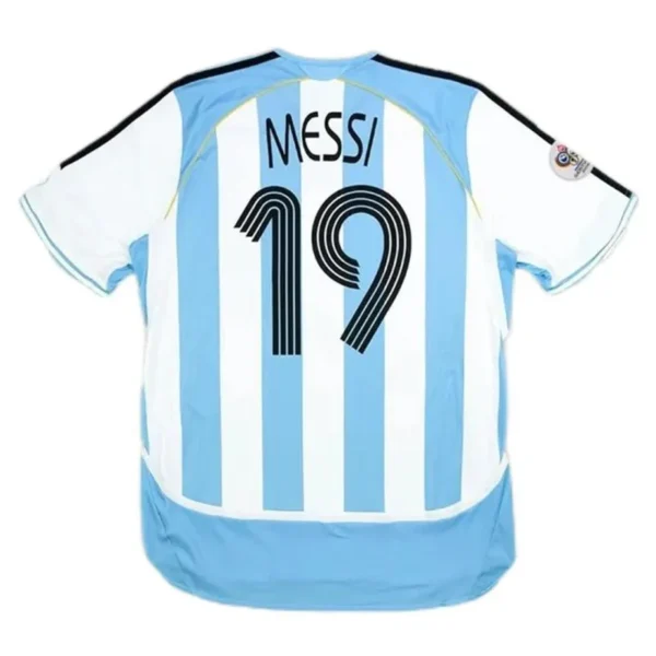 Argentina Retro Jersey Home World Cup 2006 - Image 5