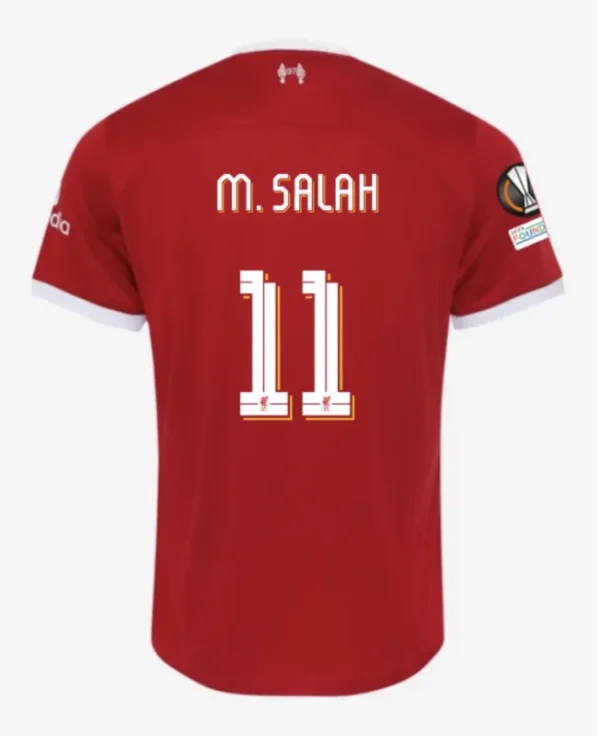 M.SALAH #11 VIRGIL #4 SZBOSZLAI #8 MAC ALLISTER #10 Liverpool Home Jersey 2023/24 - Image 3