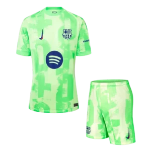 2024/25 Barcelona children's clothing set with pants and clothes