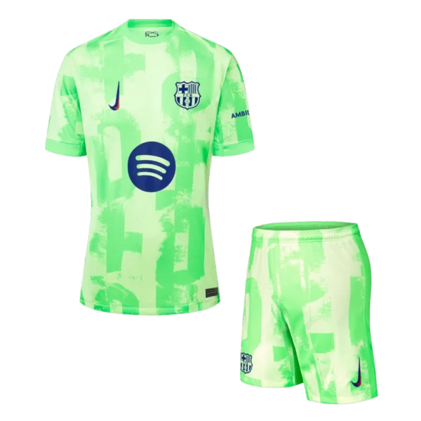 2024/25 Barcelona children's clothing set with pants and clothes