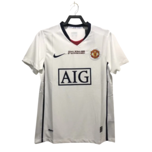 2008/09 Manchester United Retro Jersey Home UCL Final