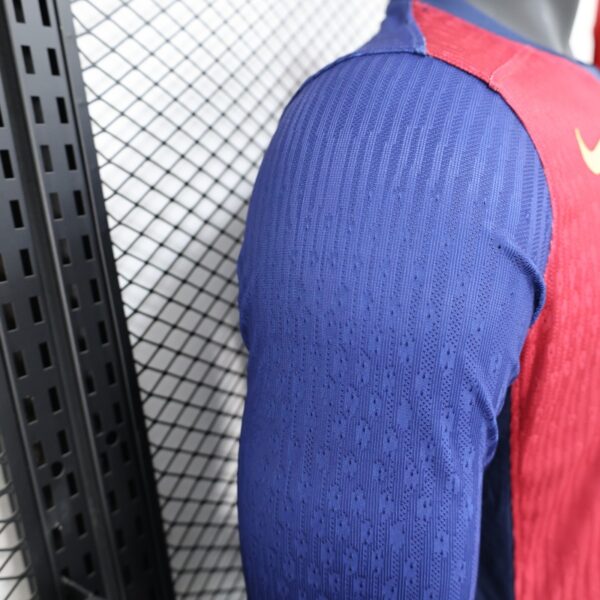 2024/25 Barcelona Home Jersey Long Sleeve Player Version - Image 7