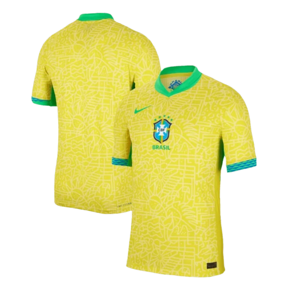 Authentic Nike Soccer Jersey Brazil Home Shirt 2024