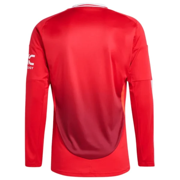 2024/25 Manchester United Home Long Sleeve Jersey - Image 2