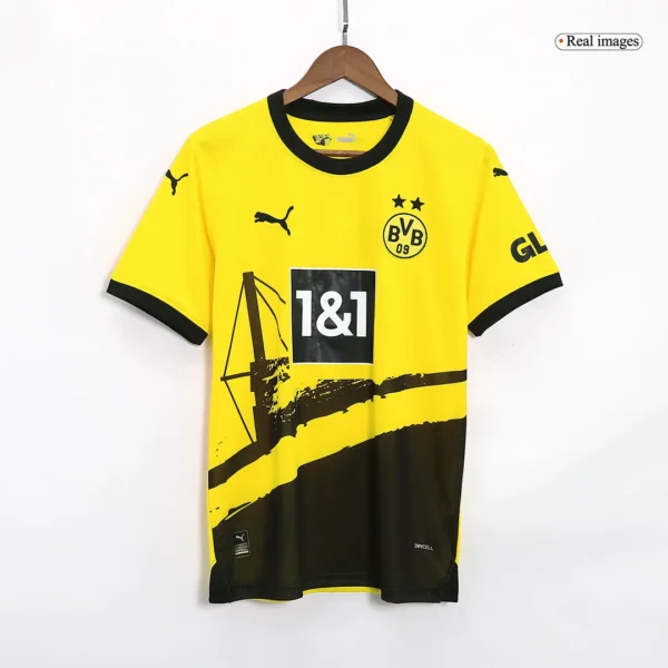 23-24 Borussia Dortmund Home Whole Kit （Jersey+Shorts+Socks） - Image 4