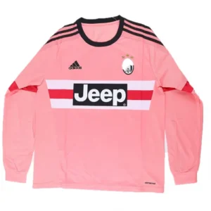 15-16  Juventus Retro Long Sleeve Jersey Away