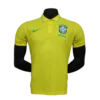 Brazil Men's 2024 Slim Fit POLO Shirt - Yellow