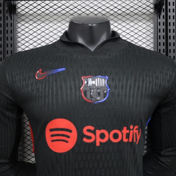 2024/25 Barcelona Home Jersey Long Sleeve Player Version - Image 3