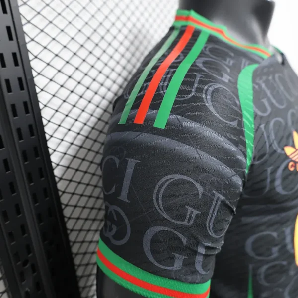 24-25 Real Madrid VS GUCCI Black Player Version Jersey - Image 6
