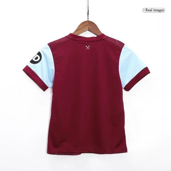 2023/24 Kids West Ham United Home Kit Shirt+Shorts - Image 3