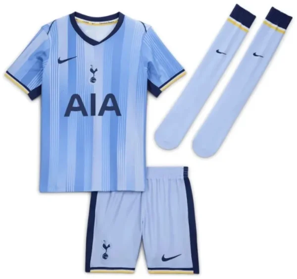 2024/25 Kids Tottenham Hotspur Away Full Kits(Jersey+Shorts+Socks)