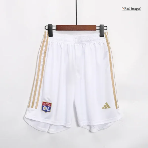 23-24 Olympique Lyonnais Home Shorts - Image 3