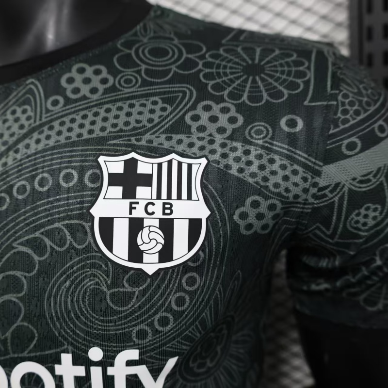 2024/25 Barcelona Away Jersey Spotify Logo Without Text Player Version - Image 4